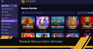 Roobet bonus satın almalar