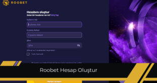 Roobet hesap oluştur