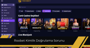 Roobet kimlik doğrulama