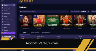 Roobet para çekme